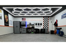Load image into Gallery viewer, Hexagon LED Lighting Car Detail Garage Workshop Retail Lighting Honeycomb Hex