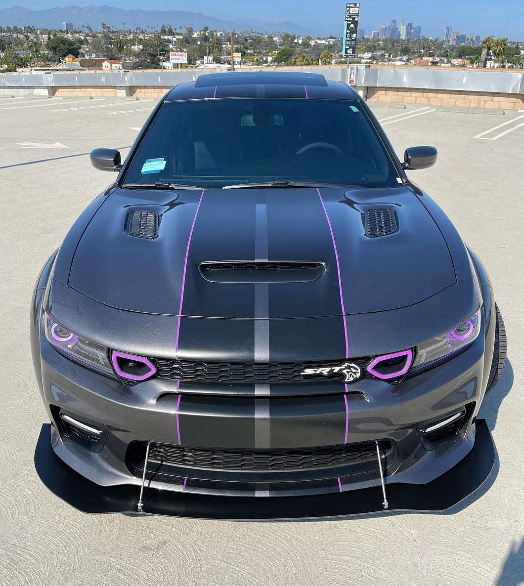 2019-2023 Dodge Charger Widebody Front Splitter Worx 1