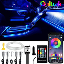 Load image into Gallery viewer, Flow Series LED Car Interior Neon Strip W/ APP &amp; Remote Control
