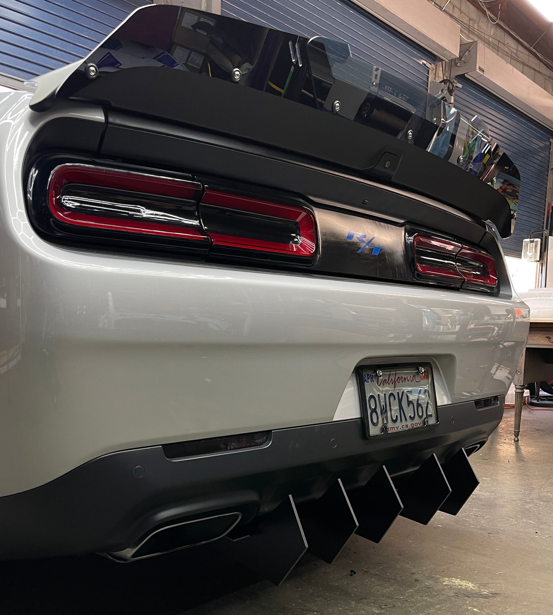 2015-2023 Dodge Challenger Custom (5) Fin Diffuser – NEXT LEVEL WORX
